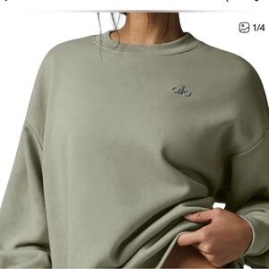 ALO Yoga Olive Green Sweatshirt
